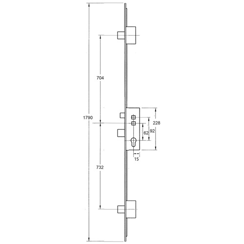 Lockmaster 3 deadbolts - Version 2 Dual Spindle